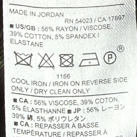 Banana Republic Women's Stretch Pockets High-Rise Green Slim Sloan Pants Size 8 - Picture 6 of 10